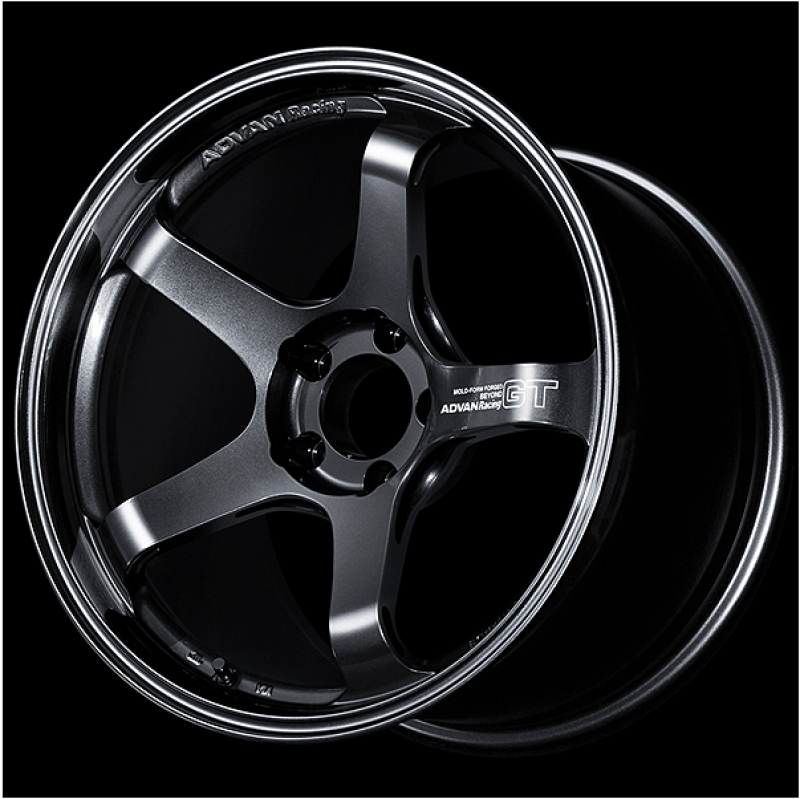 Advan RSIII 18x8.5 +35 5-120 Black Gunmetallic & Ring YA38H35WBGR