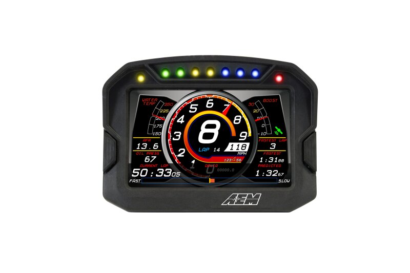 AEM CD-5G Carbon Digital Dash Display w/ Interal 10Hz GPS & Antenna 30-5602