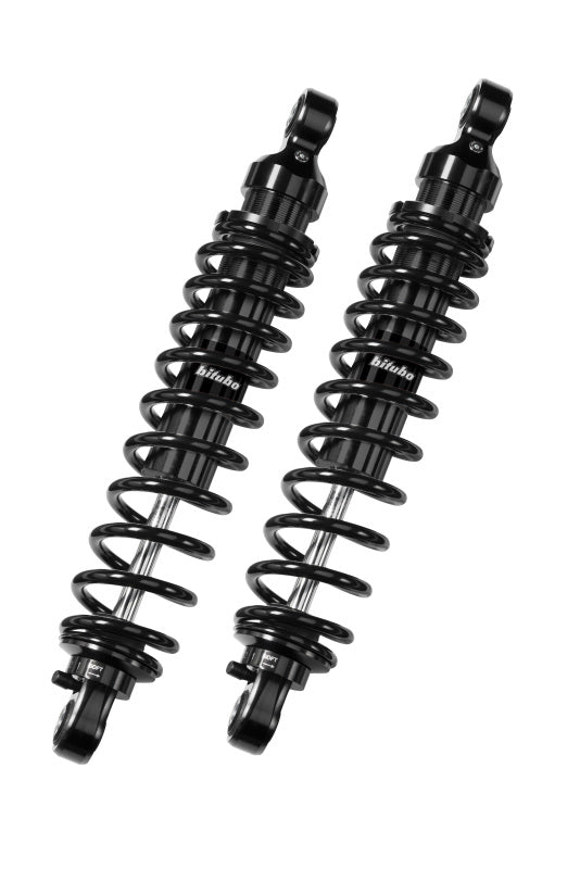 Bitubo Suspension Bitubo WME0 Twinshocks Adjustable: Spring Preload, Rebound, Length 321mm, Dark Edition K0037WME02V2