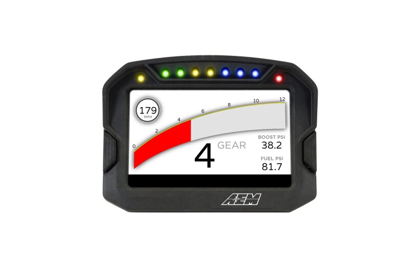 AEM CD-5G Carbon Digital Dash Display w/ Interal 10Hz GPS & Antenna 30-5602