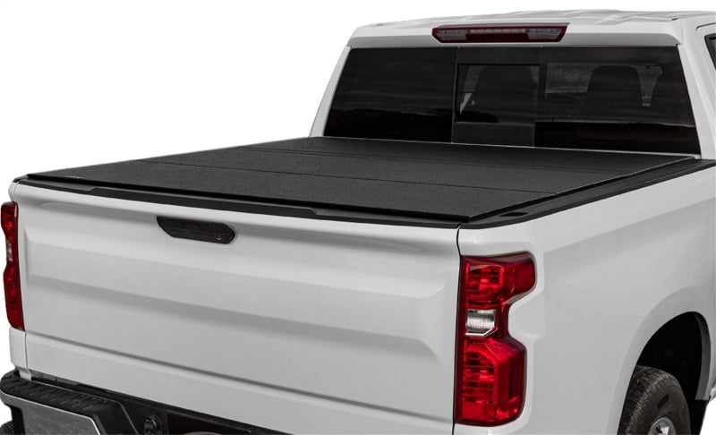 Access LOMAX Tri-Fold Cover Black Urethane Finish 2020 Jeep Gladiator - 5ft Bed (w/ Trail Rail) B3070029