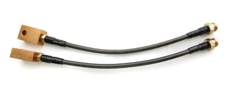 Agency Power AP 02+ 350Z Rear Brembo Caliper Steel Braided Brake Lines AP-Z33B-410