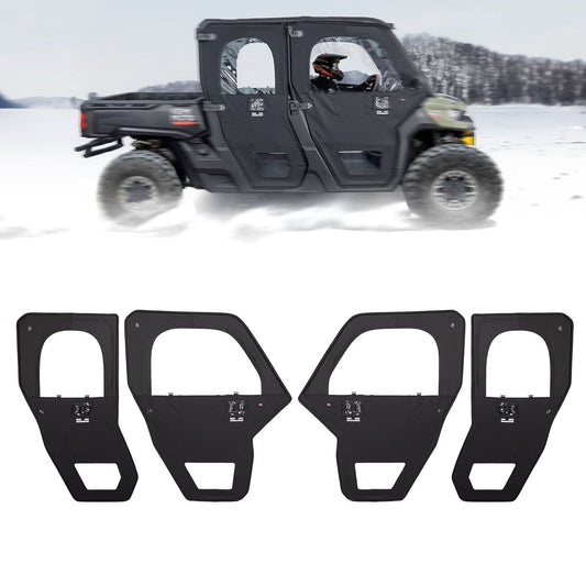 Kemimoto UTV Framed Doors Defender Max HD 7/8/9/10 Â¨C Full Enc
