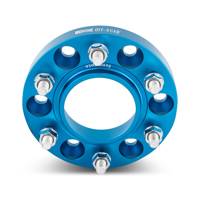 Borne Off-Road Wheel Spacers - 6x139.7 - 78.1 - 50mm - M14x1.5 - Blue BNWS-005-500BL
