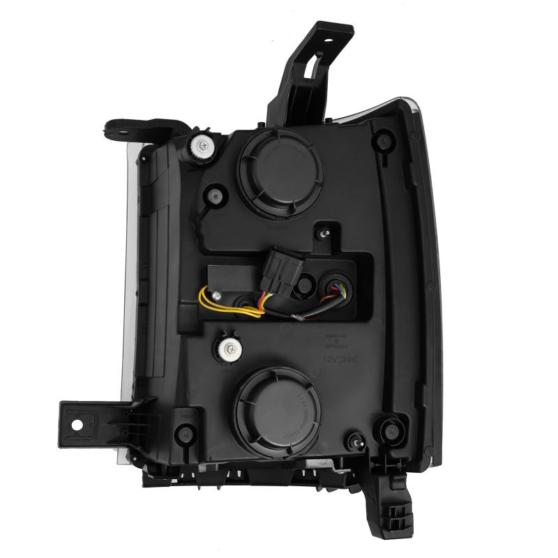 AlphaRex 14-15 Chevy 1500 PRO-Series Projector Headlights Black w/ Sequential Signal &  DRL 880245 *Discontinued
