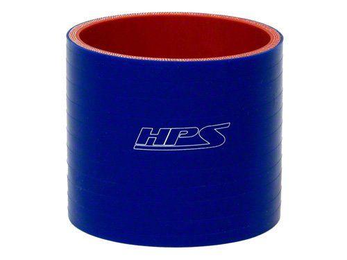 HPS 5" ID, 3" Length, Silicone Straight Coupler Hose, High Temp 4-ply Reinforced, 127mm ID, Blue