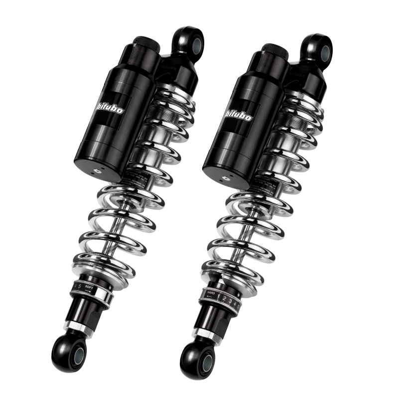 Bitubo Suspension Bitubo WMT1 Twinshocks Adj.: Spring Preload, Reb., Comp., Length 306mm, Piggyback Tank, Dk Edition HD050WMT12V2