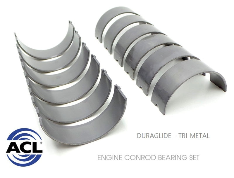ACL 1962-1998 Ford Prod V8 255/289/302 .20mm Oversized Trimetal Rod Bearing Set 8B634P-20