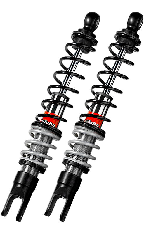 Bitubo Suspension Bitubo YGB0 Twinshocks Front Adjustable: Spring Preload, Black Spring SC050YGB02