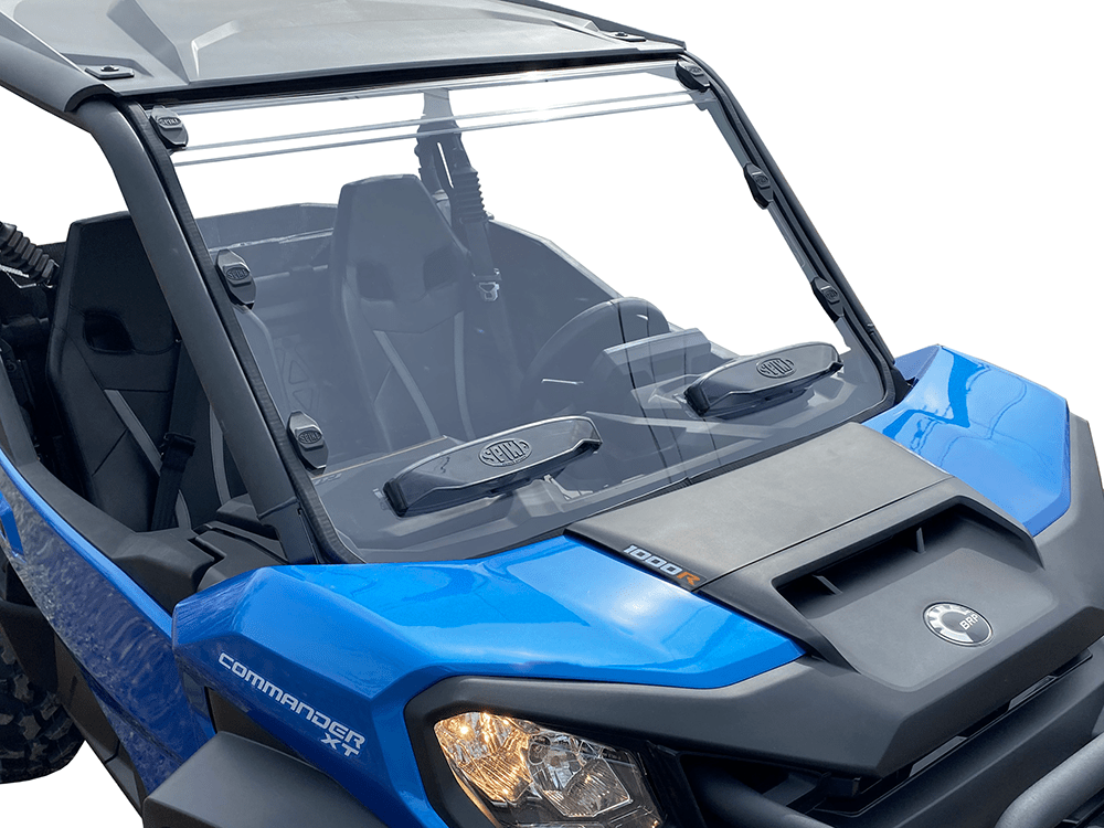 Spike Can-Am Maverick Trail/Sport & 2021+ Commander Front W/S w/Dual Vents-HC