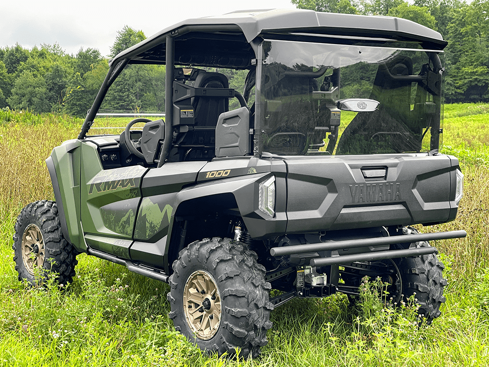Spike Yamaha 2021+ Wolverine X4 & RMAX4 Rear TINTED Windshield-GP