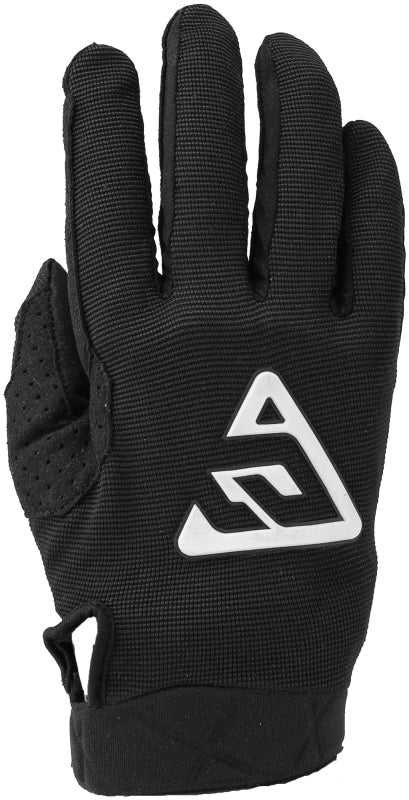 Answer 24 Peak Gloves Black/White Youth - Medium 442868