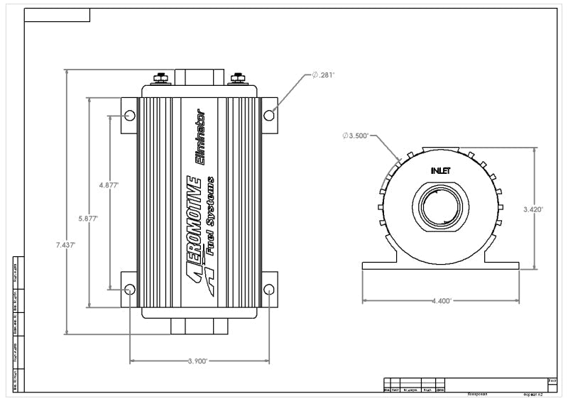Aeromotive Eliminator Fuel Pump