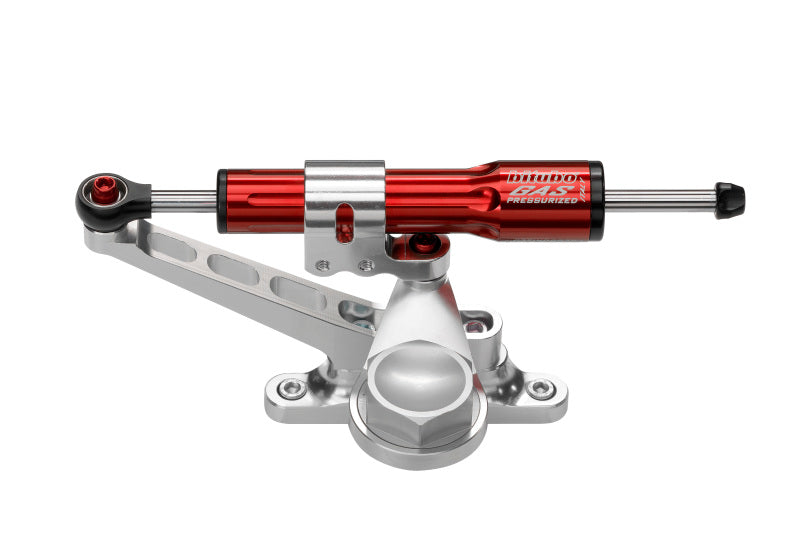 Bitubo Suspension Bitubo KITL Steering Damper Kit Side Mounting With Red Shock Absorber KIT021A1