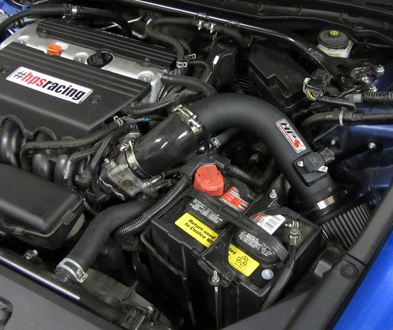 HPS Shortram Air Intake Kit 2008-2012 Honda Accord 2.4L, Black