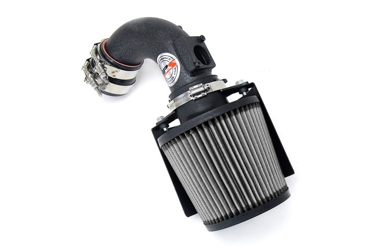 HPS Shortram Air Intake Kit 2006-2007 Mazda Mazda5 2.3L Non Turbo, Includes Heat Shield, Black