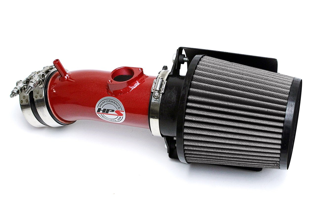 HPS Performance HPS Shortram Air Intake Kit 2014-2017 Mazda Mazda6 2.5L Skyactiv, Includes Heat Shield, 827-547