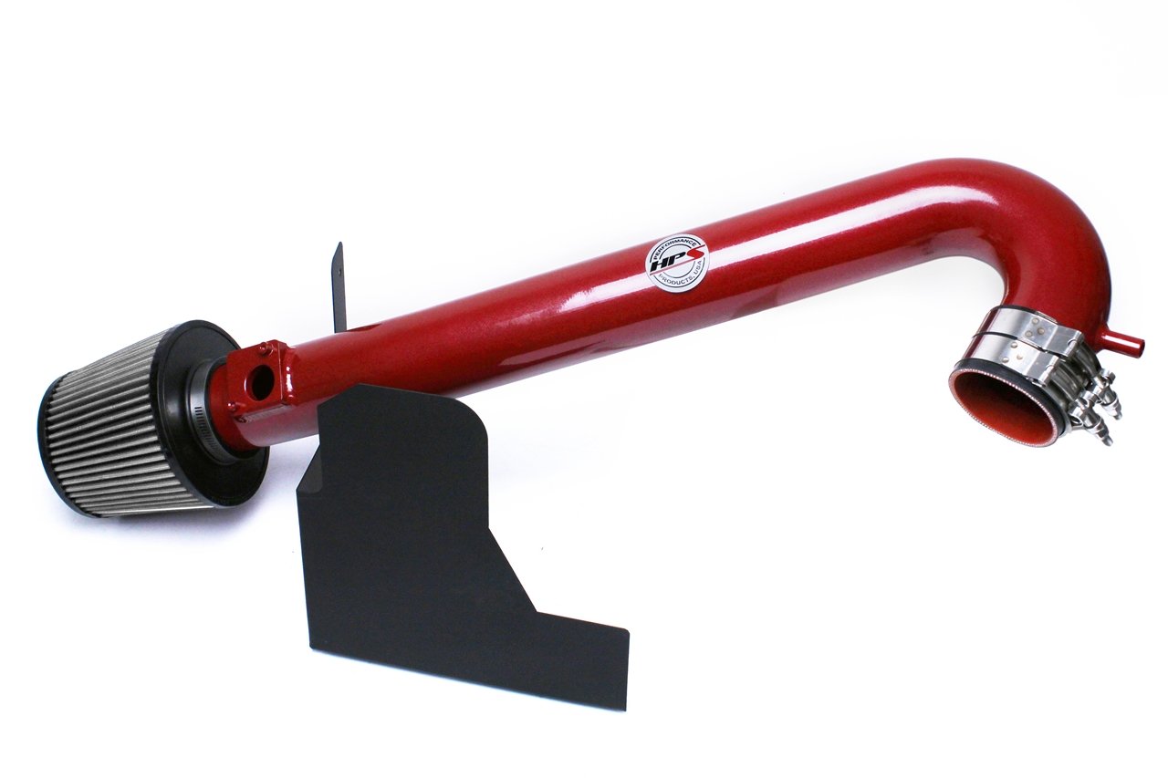 HPS Shortram Air Intake Kit 2013-2017 Subaru Outback 2.5L Non Turbo, Includes Heat Shield, Red