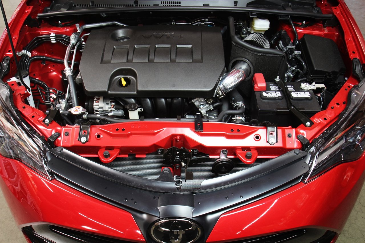 HPS Shortram Air Intake Kit 2016 Scion iM 1.8L, Includes Heat Shield, Polish