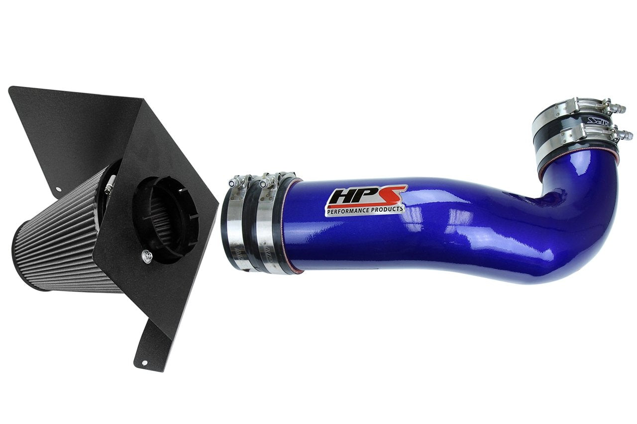 HPS Shortram Air Intake Kit 2007-2009 Chevy Cheyenne 2500 5.3L V8, Includes Heat Shield, 827-622