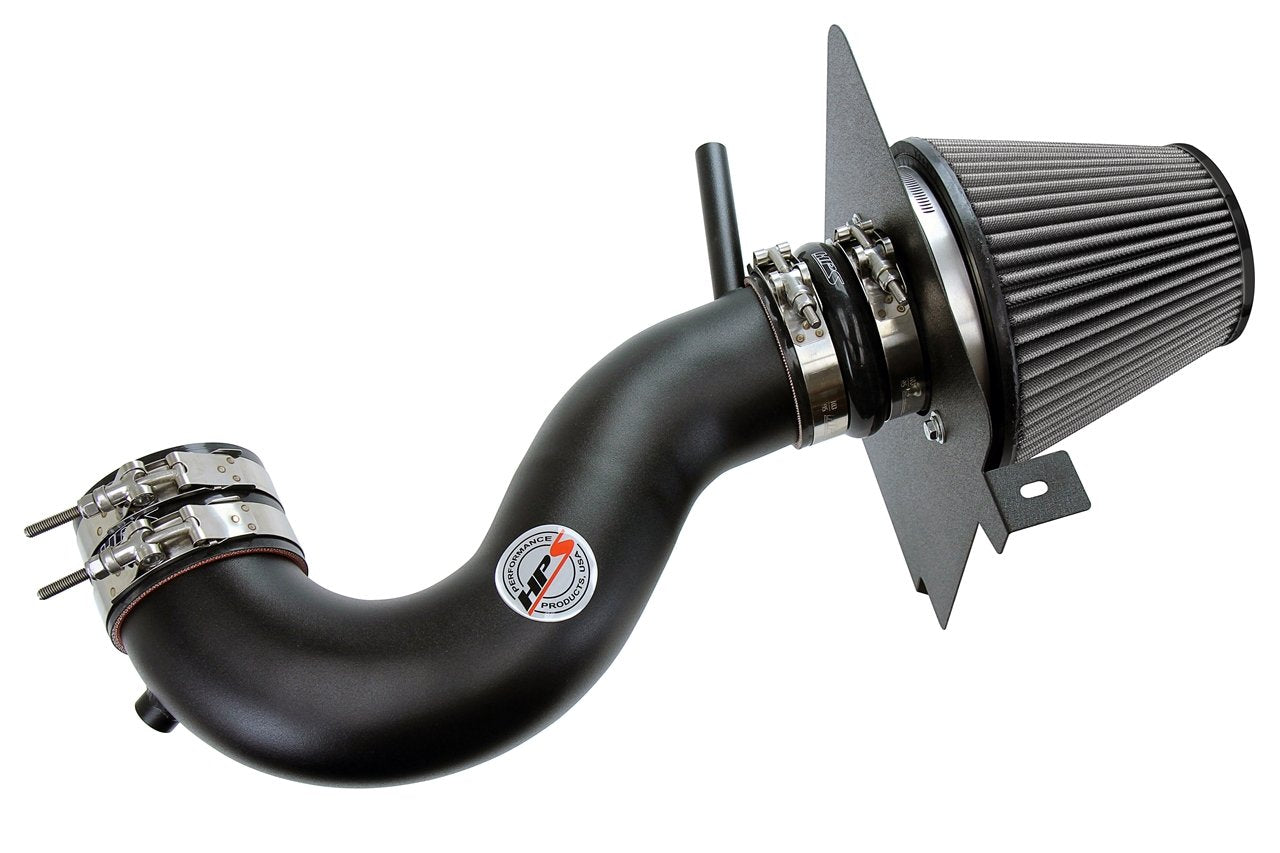 HPS Shortram Air Intake Kit 2005-2008 Dodge Magnum 5.7L V8, Includes Heat Shield, Black