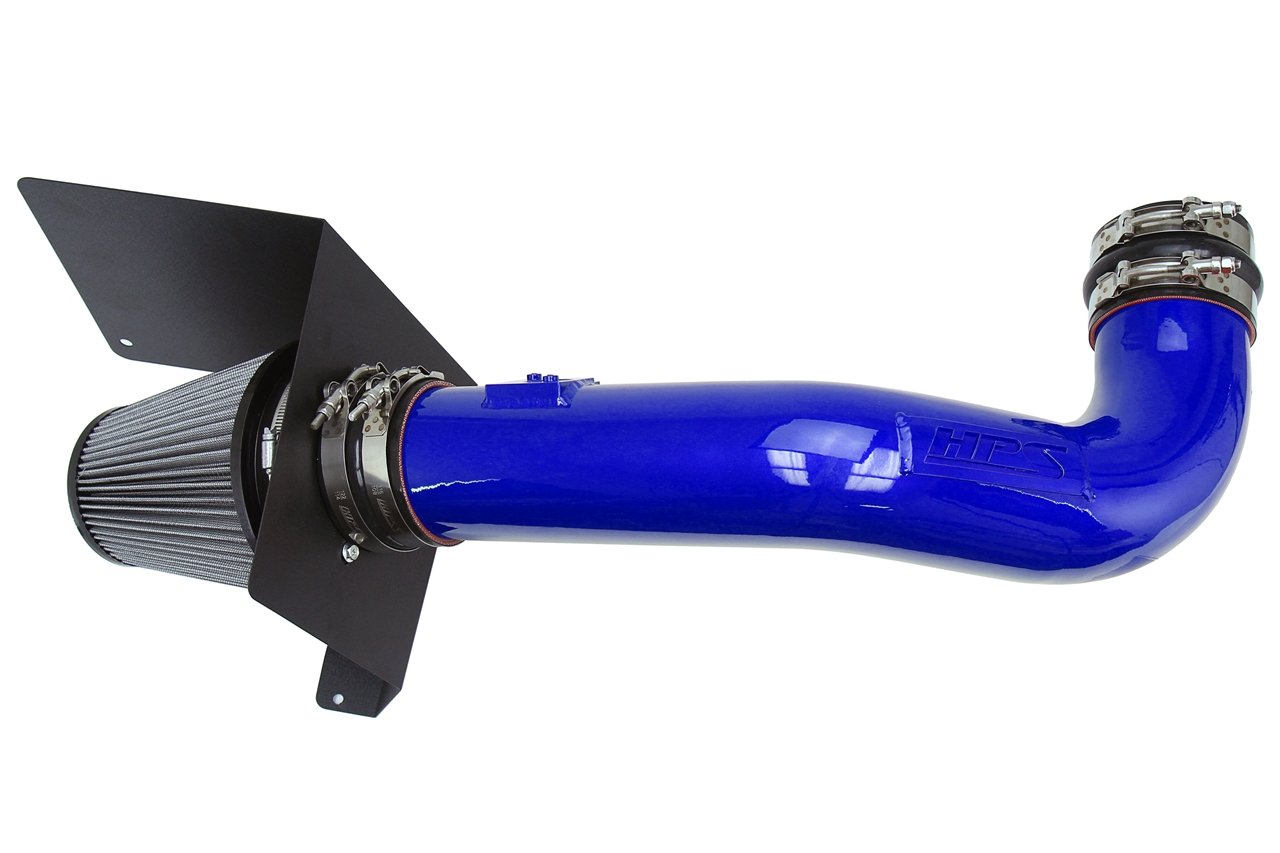 HPS Performance HPS Shortram Air Intake Kit 2009-2014 GMC Yukon 4.8L 5.3L 6.2L V8, Includes Heat Shield, 827-667