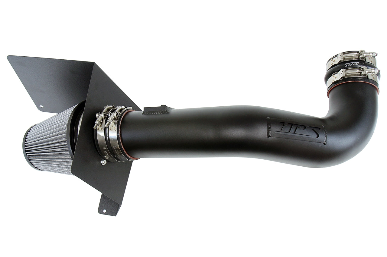 HPS Performance HPS Shortram Air Intake Kit 2009-2013 Chevy Avalanche 5.3L 6.0L V8, Includes Heat Shield, 827-667