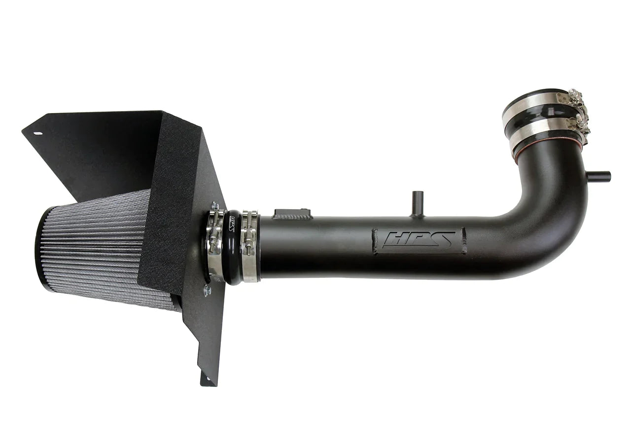 HPS Performance Air Intake Kit 2014-2018 GMC Sierra 1500 6.2L V8, Includes Heat Shield, 827-707