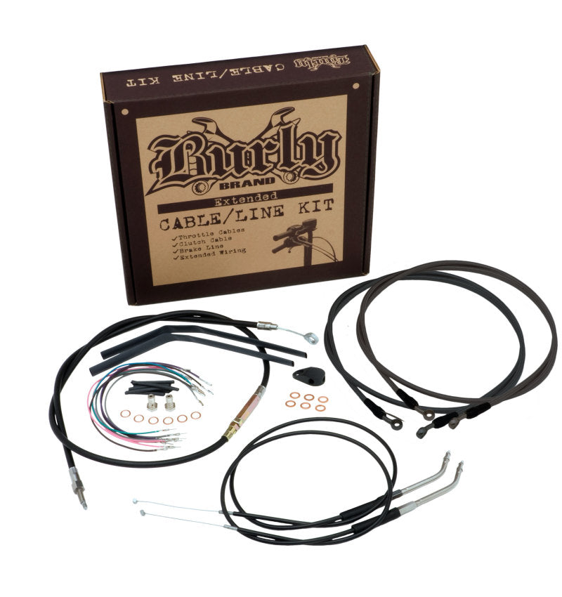 Burly Brand Control Kit 14in T-Bar - Black B30-1253