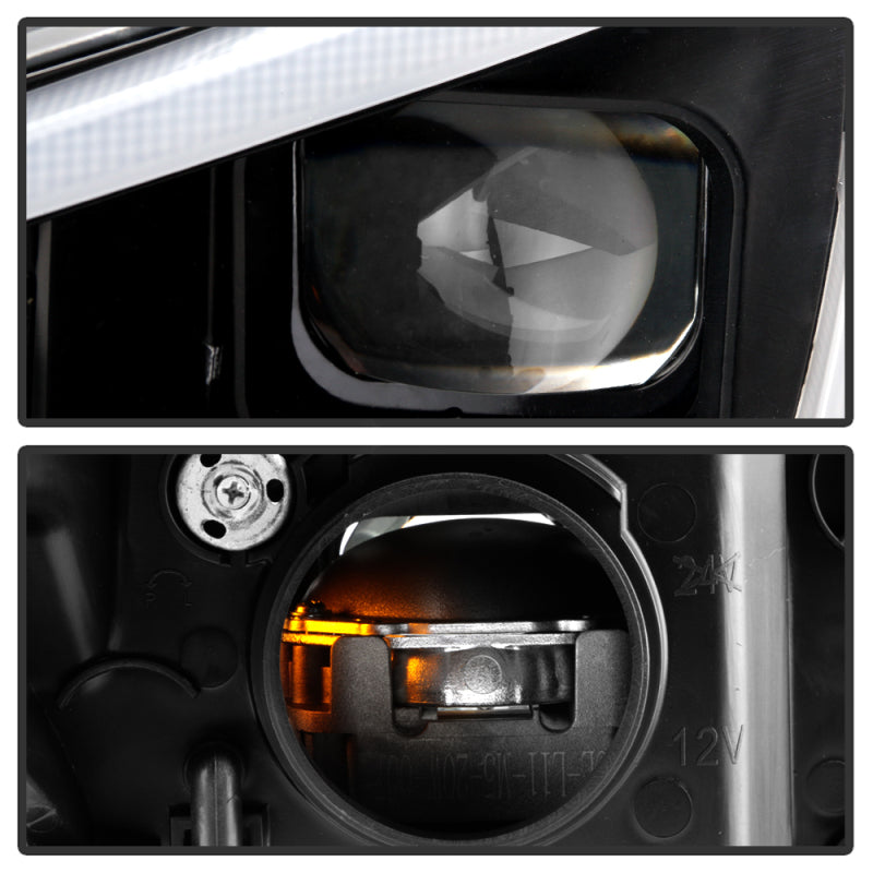 Spyder Subaru Impreza WRX 15-20 Halogen High-Power LED Headlights- Black PRO-YD-SWRX15HALAP-SBSEQ-BK 5088093