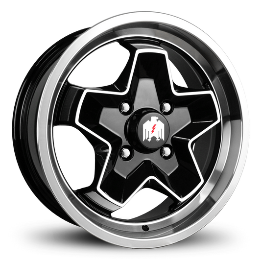Klassik Rader 944 CC 17x7 +40 4x130mm Gloss Black/Machined Face