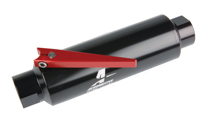Aeromotive ORB-10 Shutoff Valve Fuel Filter