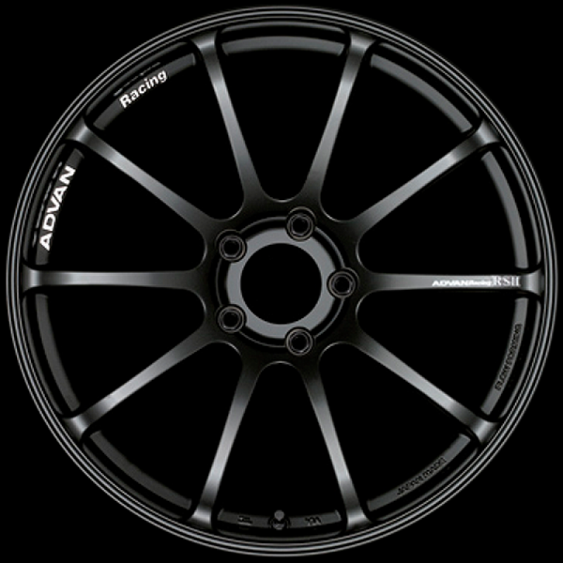 Advan RSII 17x9.0 / +52 Offset / 5x114.3 / 73mm Bore / Semi Gloss Black YAP7I52ESB