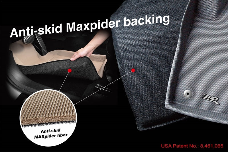 3D MAXpider 18-23 Chevrolet Traverse 7-Seat Maxtrac Black R1 R2 R3 A5CH08601809