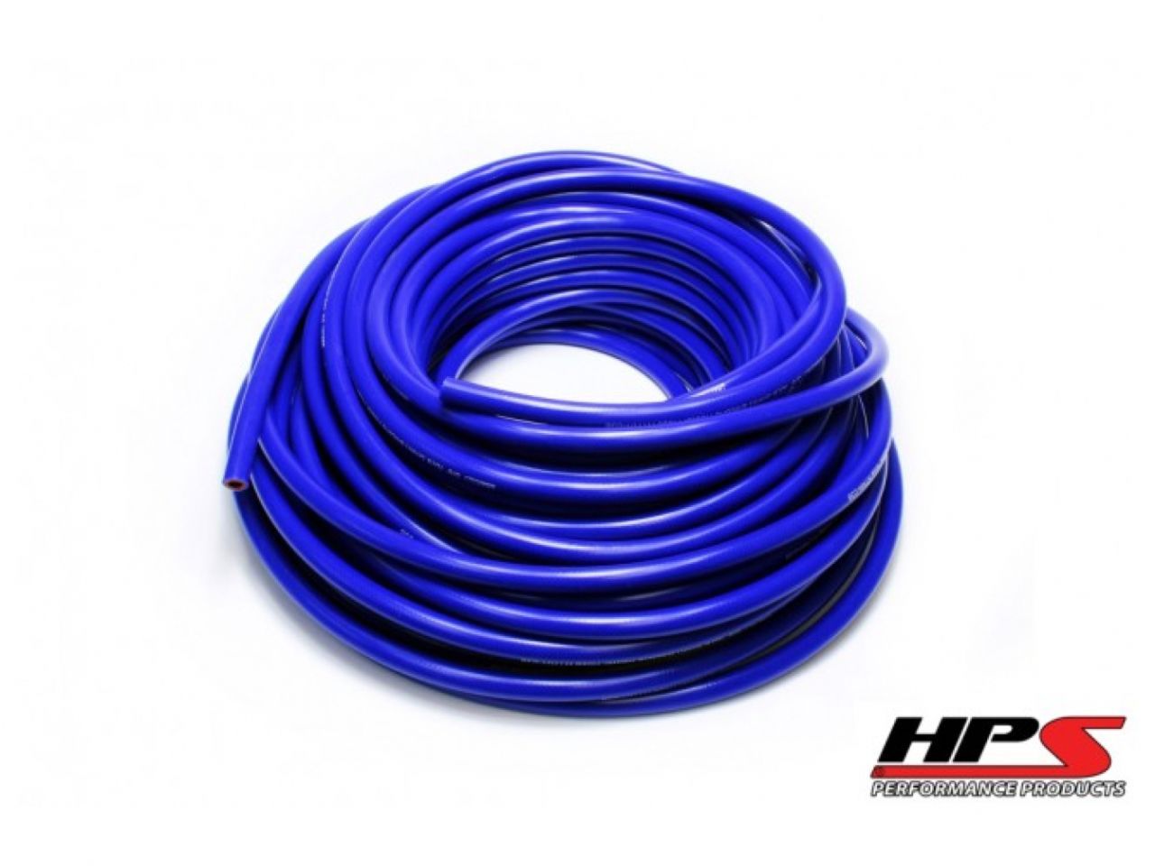 HPS High Temp 1/2" ID (13mm) Reinforced Silicone Heater Hose Blue - 50 Ft
