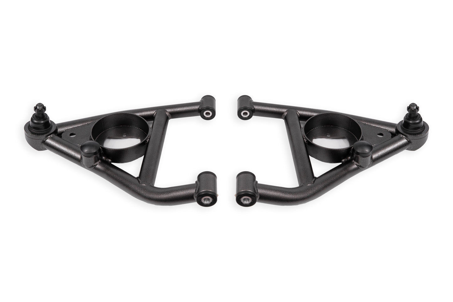 BMR Suspension BMR 68-74 Chevrolet Nova w/ Bump Stops Lower A-Arms w/ STD. Ball Joint (Delrin) - Black Hammertone AAL311H