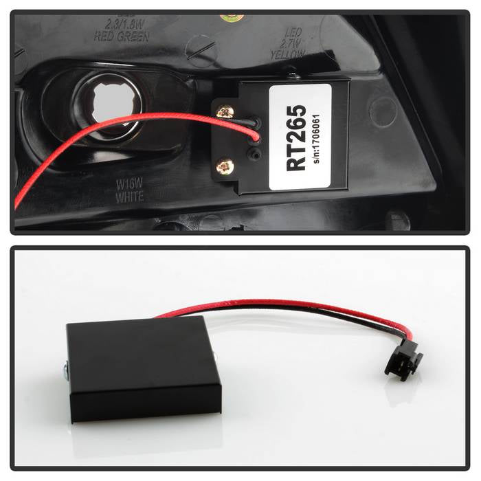 Spyder 12-14 Ford Focus 5DR LED Tail Lights - Black Smoke (ALT-YD-FF12-LED-BSM) 5085146