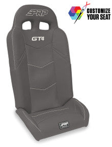 GT4 Fold Flat Rear Suspension Seats for Polaris RZR PRO XP4, PRO R4, Turbo R4 (Pair) - Custom