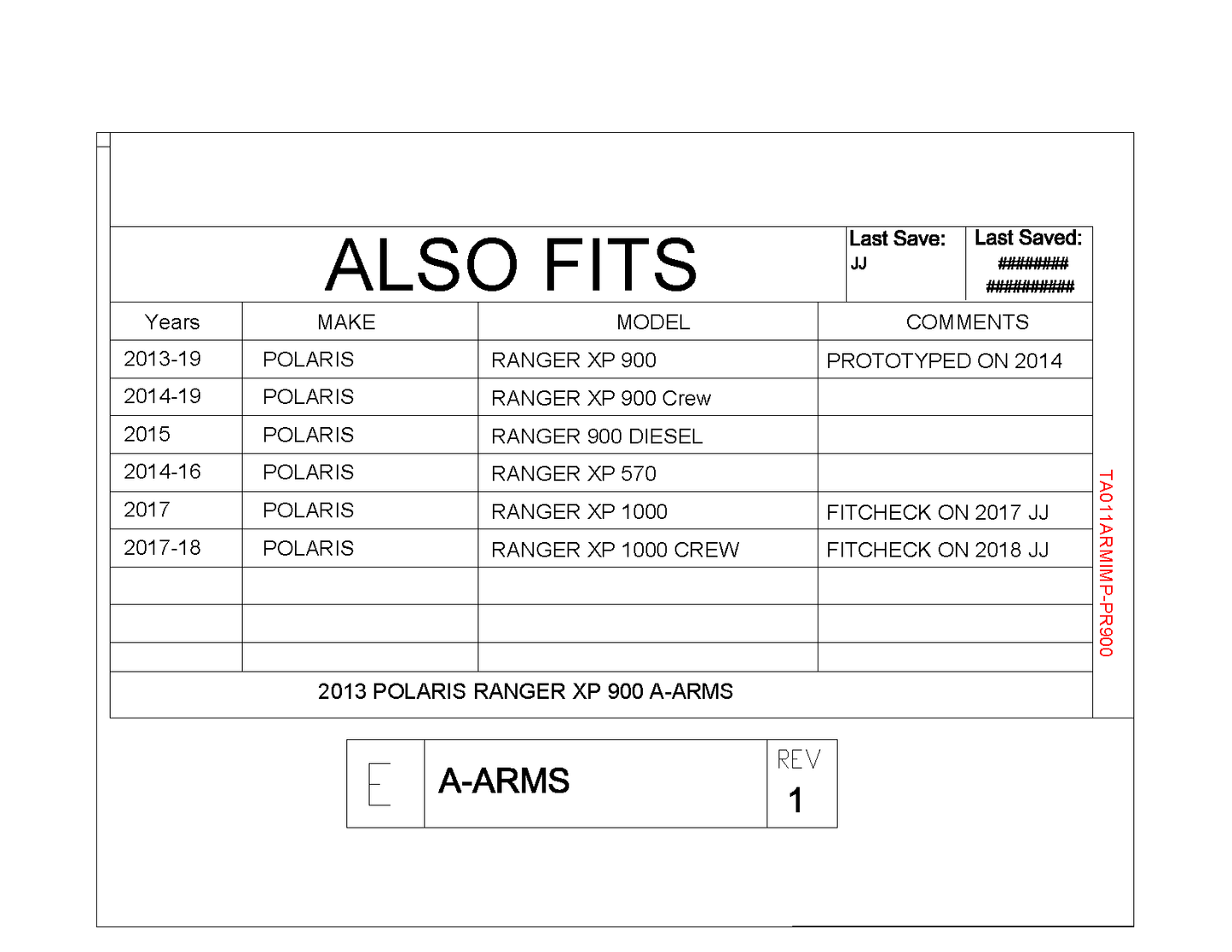 Trail Armor Full Skids plate for 2013-19 Polaris Ranger XP 900 Model