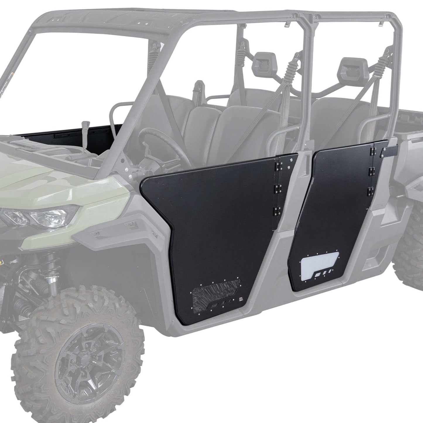 Kemimoto UTV Aluminum Half Doors Defender MAX 2017-2019