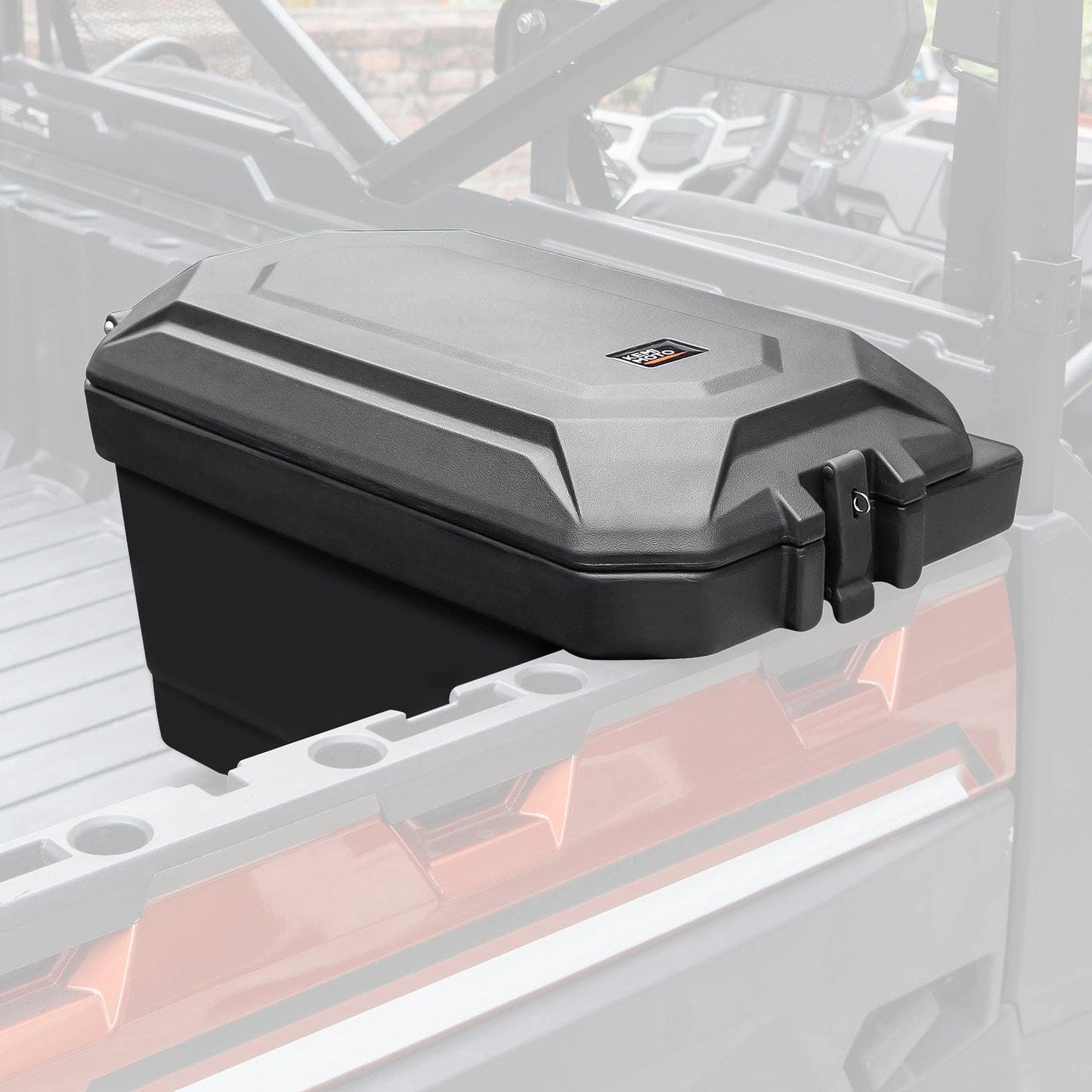 Kemimoto 45L Waterproof Bed Cargo Box (Passenger Side) Polaris Ranger