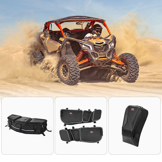 Kemimoto Front & Center & Rear Storage Bags Maverick X3