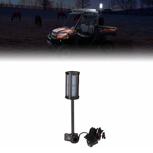 Kemimoto Upgraded Work Beacon Light Polaris PRO XD/Ranger1000/XP 1000