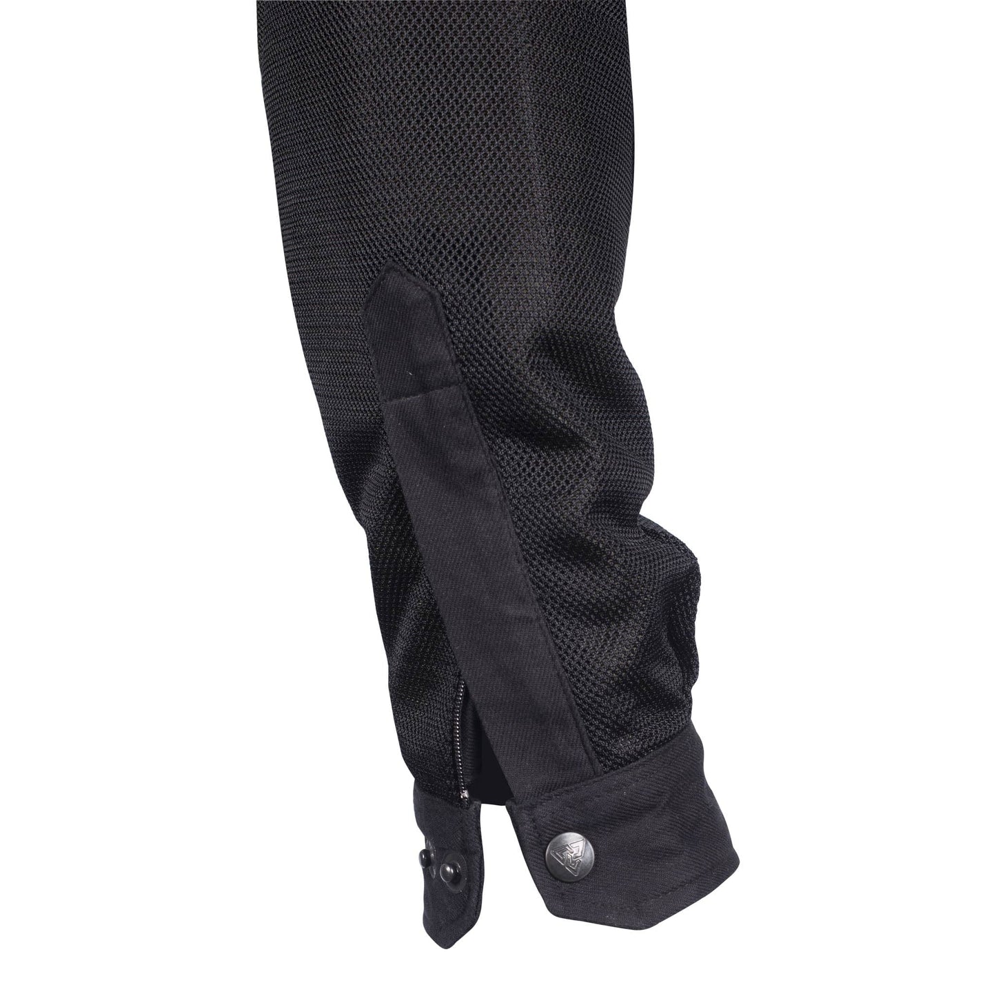 Protective Summer Mesh Shirt - Black Solid