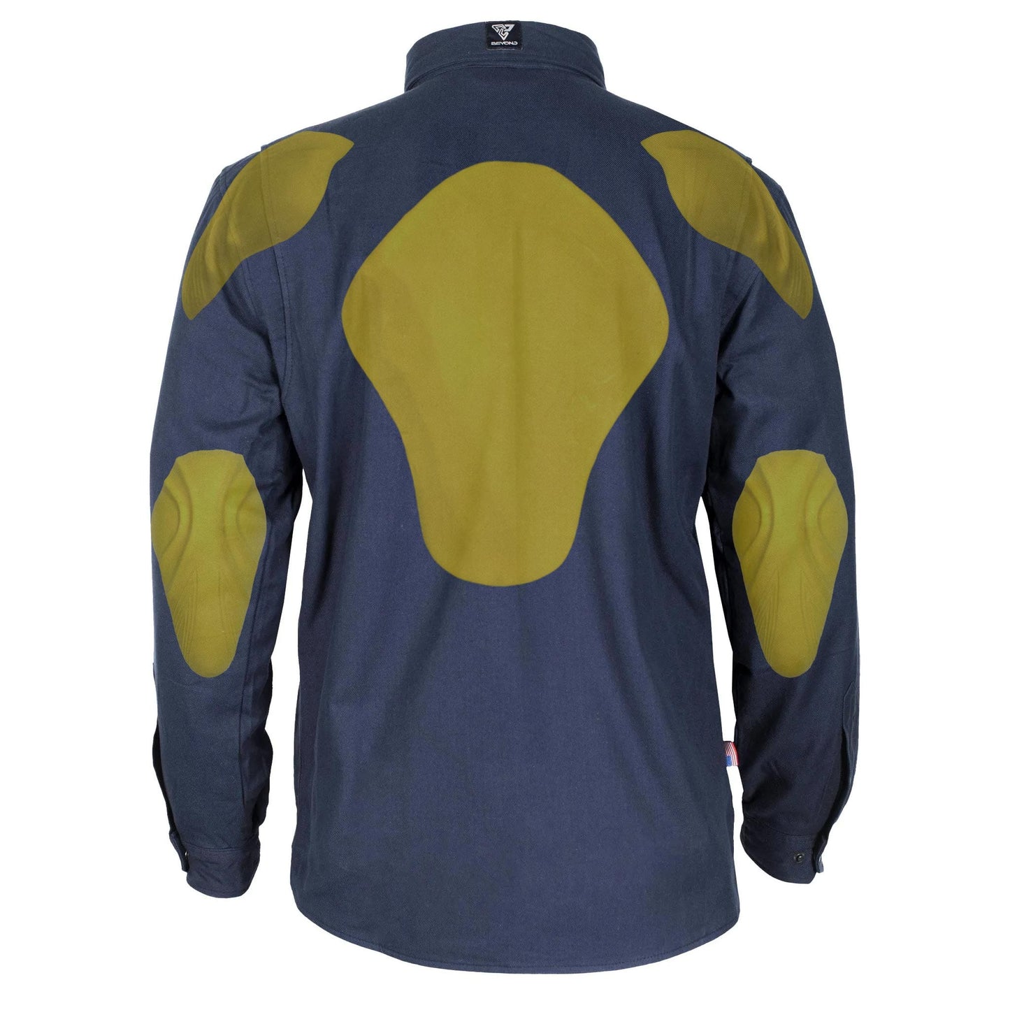 Protective Flannel Shirt - Navy Blue Solid