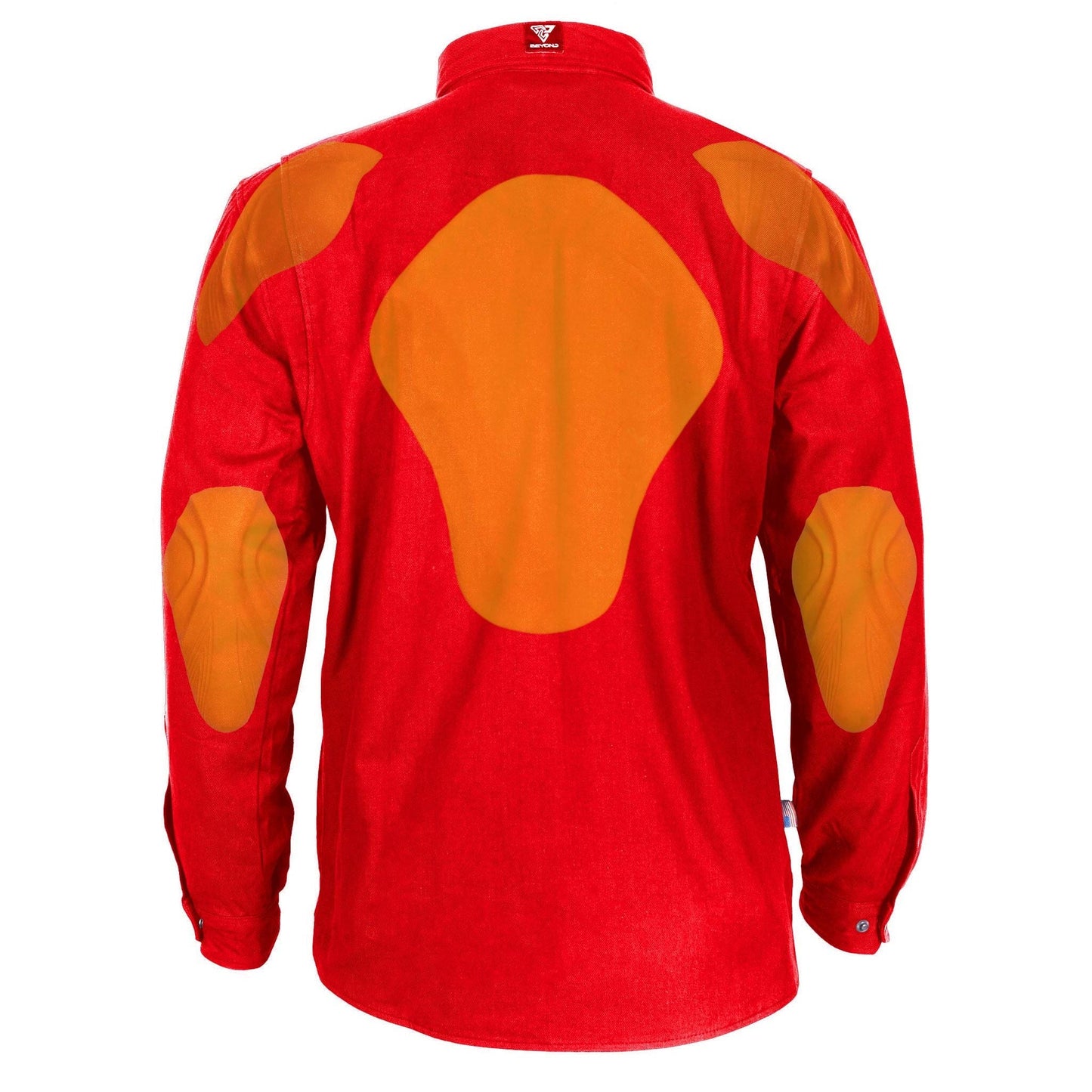 Protective Flannel Shirt - Red Solid