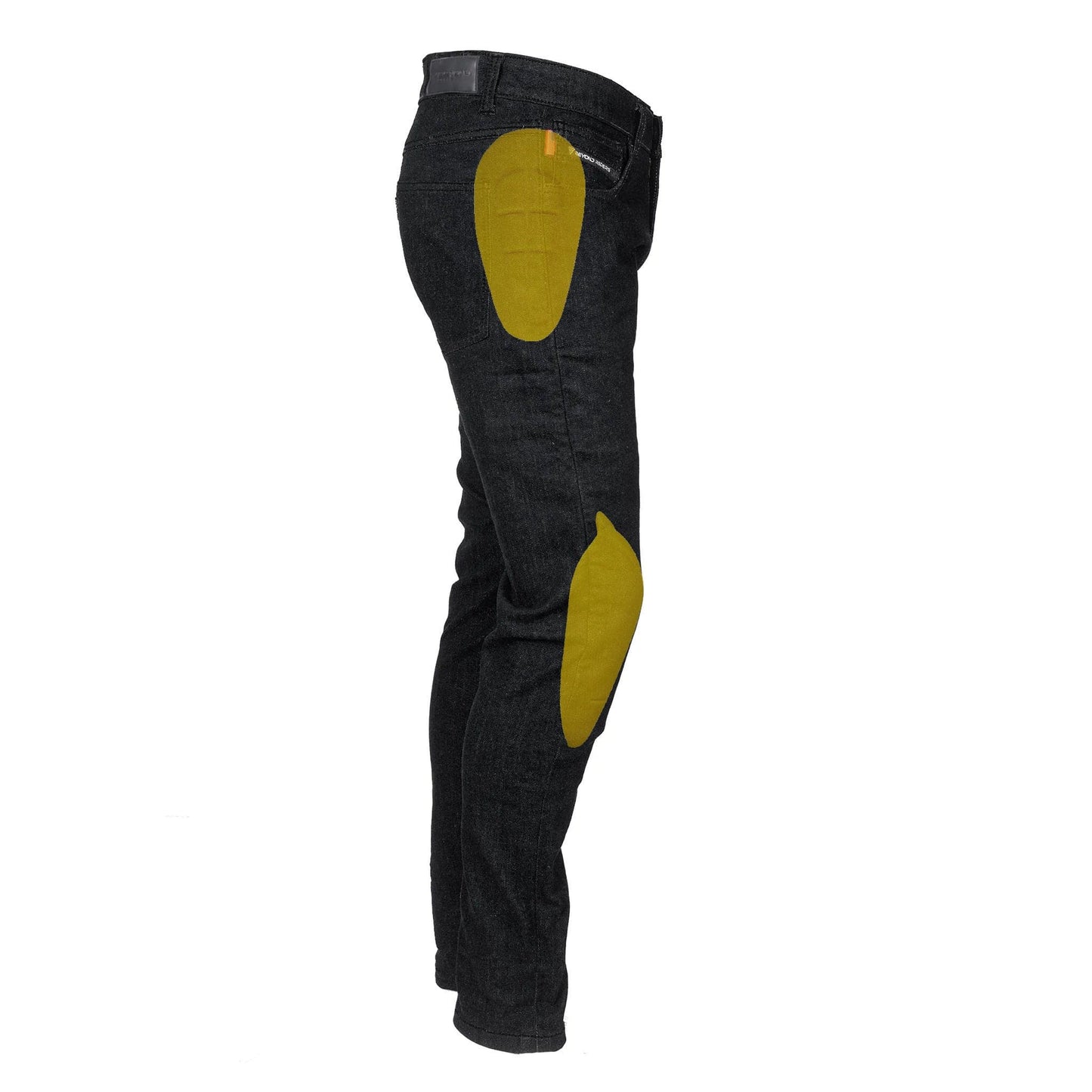 Straight Leg Protective Denim Pants (Jeans) - Black