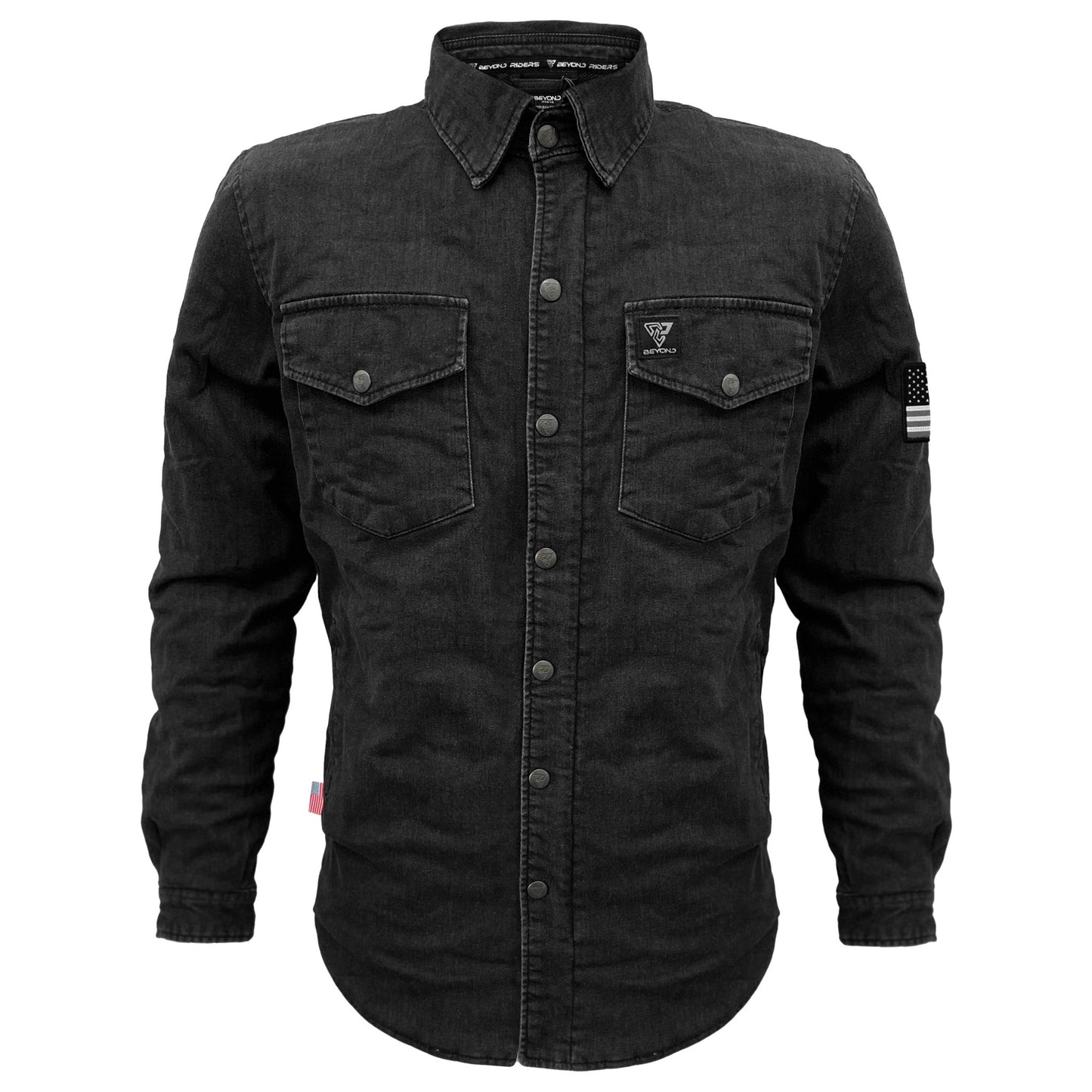 Protective Jeans Jacket - Black