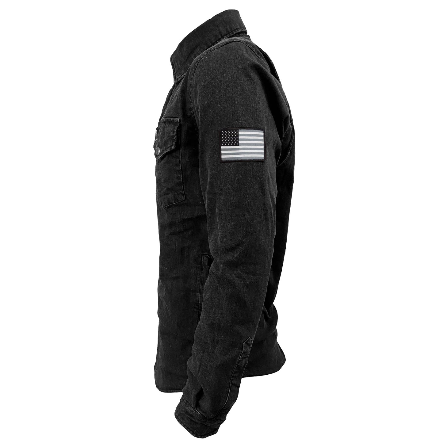 Protective Jeans Jacket - Black