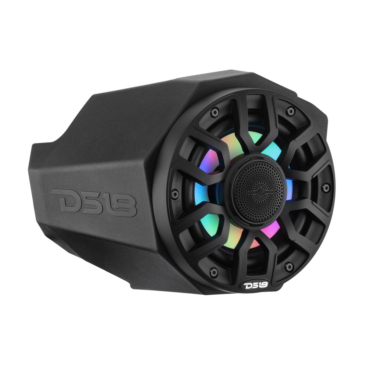 Can-Am Maverick X3 Kick Panel Speaker Pods Loaded with NXL-IQ 6.5" 2-Way Coaxial Marine Speakers and Digital LED Lights